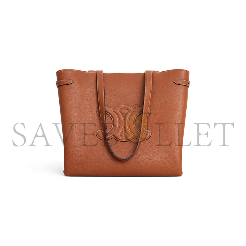 CELINE MEDIUM CABAS ANAÏS CUIR TRIOMPHE IN GRAINED CALFSKIN 121733ENY.04LU (54*29.5*15cm) CELINE MEDIUM CABAS ANAÏS CUIR TRIOMPHE IN GRAINED CALFSKIN 121733ENY.04LU (54*29.5*15cm)